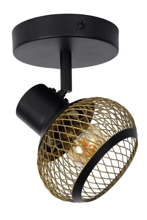 Lucide LUCAS - Deckenstrahler - 1xE14 - Mattes Gold / Messing - UIT